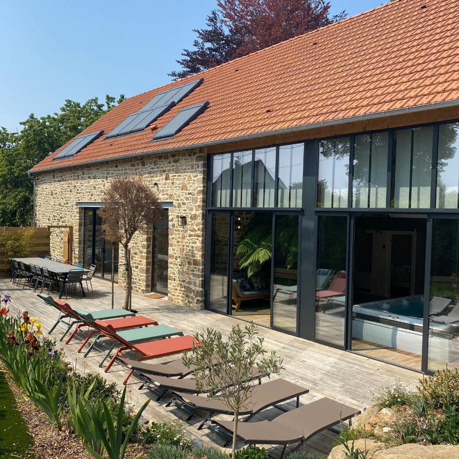La Grange De Tissey Grand Gite Avec Spa Et Sauna Dragey Экстерьер фото